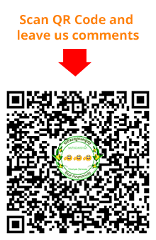 Scan QR code and leave us your comments
